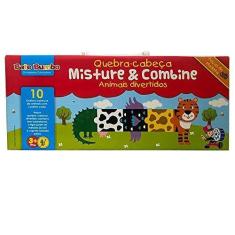 Imagem de Quebra-Cabeça Combine e Misture Animais Divertidos