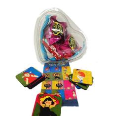 Imagem de Presente de Páscoa Coração de Doces + Jogo da Memória emoções 6 pares para Autistas