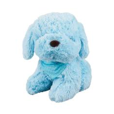 Imagem de Cachorro Azul Sentado Pano Pescoço 22Cm - Pelúcia