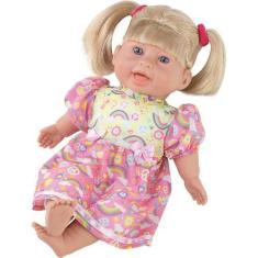 Imagem de Boneca Com Mecanismo Rafaeli Faz Xixi 37cm - Milk