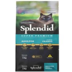 Imagem de Ração Splendid Para Gatos Sabor Frango 1Kg