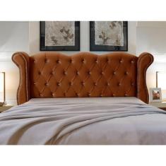 Imagem de Cabeceira Cama Box King Size Estofada Luxo Madeira Safira - D'julia