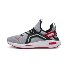 Imagem de PUMA Tênis masculino Softride Enzo 5 Cross Trainer, Cool Mid Gray-puma Black-Strong Red, 42