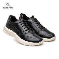 Imagem de Tenis sapatênis sneaker masculino preto com sola branca-Masculino