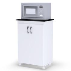 Imagem de Balcão Multiuso Para Cozinha Vitória 2 Portas Branco Ajl