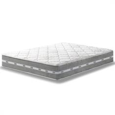 Imagem de Colchão King Size Miami Molas Ensacadas 193x203x22cm - Zidi, Cinza