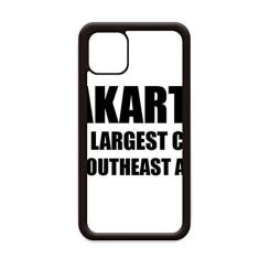 Imagem de Capa Jakarta Maior Cidade Sudeste da Ásia para iPhone 12 Pro Max para Apple Mini Mobile Case