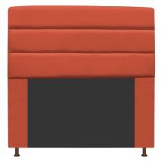 Imagem de Cabeceira Estofada Turim 160 cm Queen Size Suede Terracota - Amarena Móveis