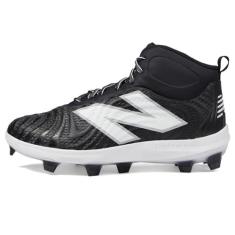 Imagem de New Balance FuelCell 4040 V7 Tênis de beisebol masculino moldado, Preto/branco óptico, 6