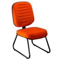 Imagem de Cadeira Diretor Para Escritório Gomada Linha Blenda Laranja