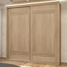 Imagem de Guarda-Roupa Casal Tripoli 100% Mdf 2 Portas 4 Gavetas Castanho - Mx M