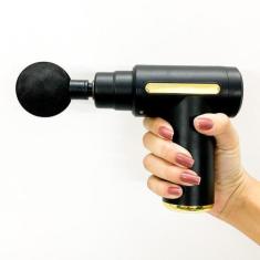 Imagem de Massageador Corporal Portátil p/ Bolsa Massagem Relax Gun Pistola 6 Ve