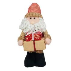 Imagem de Boneco Natal Papai Noel Com Presente Natalino 28cm