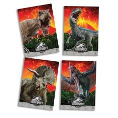 Imagem de Quadros Decorativos Jurassic World - 21cm x 31cm - 4 Unidades