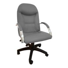 Imagem de Cadeira Giratória Day Presidente Cinza Relax Base Preta