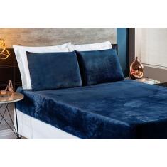 Imagem de Jogo De Cama Soft Casal Padrão 3 Peças - Manta Flannel - Mayra Enxovai