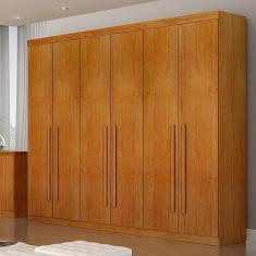 Imagem de Guarda Roupa Casal 6 Portas 4 Gavetas - Uberaba-Cinamomo - Star Móveis