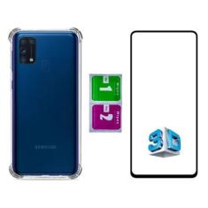 Imagem de Capa Capinha Anti Impacto Para Galaxy M31 + Pelicula 3d - Mustangshop
