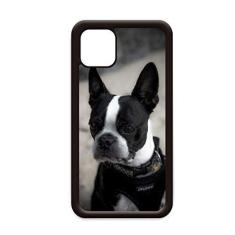 Imagem de Bulldog Pet Animal imagem escura para iPhone 11 Pro Max capa para celular Apple