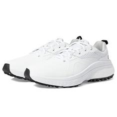 Imagem de adidas Tênis de golfe masculino Solarmotion, Calçado branco/prata escuro metálico/preto central, 39