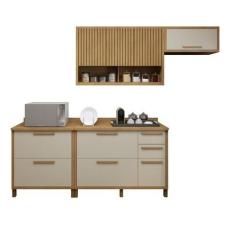 Imagem de Cozinha Completa Torino com 2 Balcões e 2 Armarios Aéreos - Valdemóvei