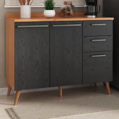 Imagem de Balcão para Cozinha 2 Portas 3 Gavetas 1 Prateleiras Favorita Cinamomo