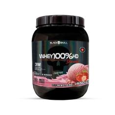 Imagem de Whey 100% Hd Gourmet 450G - Blackskull - Morango