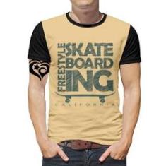 Imagem de Camiseta Skate Skatista Masculina Roupa Esqueite Esporte AM