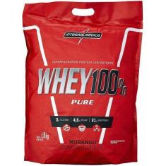 Imagem de Whey 100% Pure Refil (1,8Kg) - Sabor Morango - Integralmédica