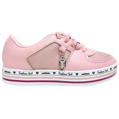 Imagem de Tênis Casual Retro Infantil Juvenil Menina Dia a Dia Molekinha 2520.1907-Feminino