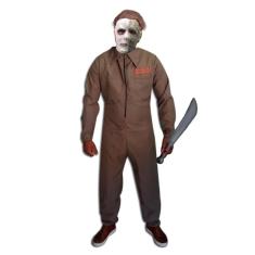 Imagem de Fantasia Michael Myers Completa Adulto Macacão com Mascara Filme Halloween 1978 Cosplay Dia das Bruxas Noites do Terror