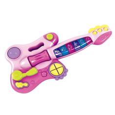 Imagem de Brinquedo Guitarra Elétrica Infantil Sons Interativo Multikids