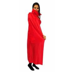 Imagem de Fantasia Capa Vampiro Dracula Zorro Bruxo Diabo Bruxa Diaba Malévola U