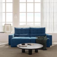 Imagem de Sofá Retrátil e Reclinável 4 Lugares 250cm Embaúba Extra Cabecasa Made