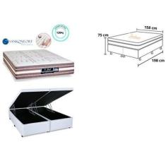 Imagem de Conjunto Cama Box Baú Casal Queen + Colchão Sankonfort Le Griff Linha