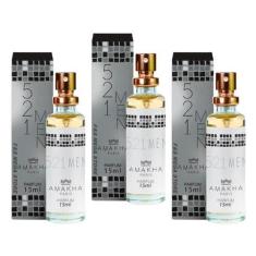 Imagem de Kit 3 Perfume Masculino 521 Men Amakha Paris Bolso Bolsa