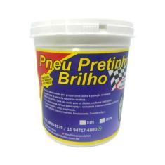 Imagem de Pretinho Pneu Brilho Intenso Longa Duração Puro Pote 1 Kg  - MULTCLEAN