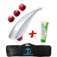 Imagem de Kit Massageador Drenagem Linfática + Creme Redutor Medidas Fisiofort S