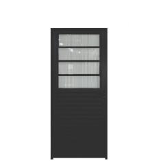 Imagem de Porta Basculante Aluminio Preto 2.10 x 0.70 - Hale