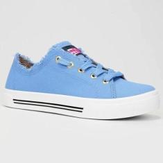 Imagem de Tênis Moleca Casual Feminino - Azul Claro - 38-Feminino