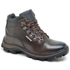 Imagem de Bota Tenis Adventure Masculino Em Bovino Crazy Horse Coturno Trilha Ca