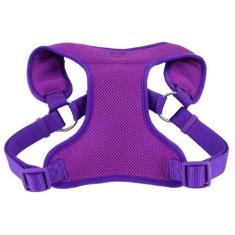 Imagem de Coastal Peitoral ajustável para cães confortável para animais de estimação - Peitoral confortável para cães - Ajuste ajustável - Design fácil de colocar - malha de tecido respirável - orquídea, 5/20.3