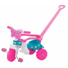 Imagem de Triciclo Infantil Passeio E Pedal Butterfly Rosa Magic Toys
