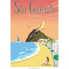 Imagem de Quebra Cabeça Praia De São Conrado 1014 Peças - 98 X 70cm