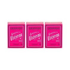 Imagem de Sabonete Granado 90G Glicerina Rosa-Kit C/3Un