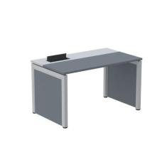 Imagem de Escrivaninha Para Escritório 130X79,2cm Pscpp130 Grafito/Cinza - Pandi