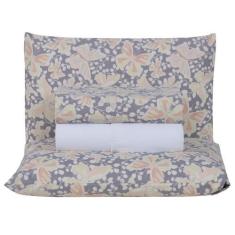 Imagem de Jogo De Lençol 4 Peças Queen Percal 180 Fios Home Style Peplum Salmão