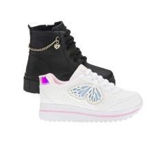 Imagem de Tenis Escolar e Bota Feminina Infantil - KIT 2 PARES Tam 24 ao 34-Feminino
