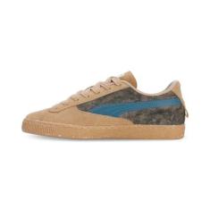 Imagem de PUMA Tênis masculino Amg Suede Torque, Duna de areia/horizonte azul, 41