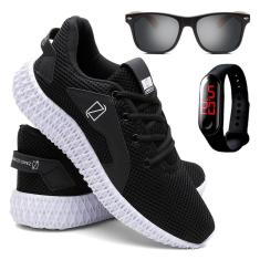 Imagem de Tênis Masculino Esportivo Solado Ultra Leve de Corrida + Óculos + Relógio-Masculino